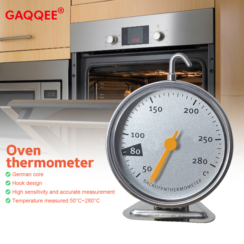 Oven Thermometer Analog - Termômetro de forno 50-280 celsius, suporte