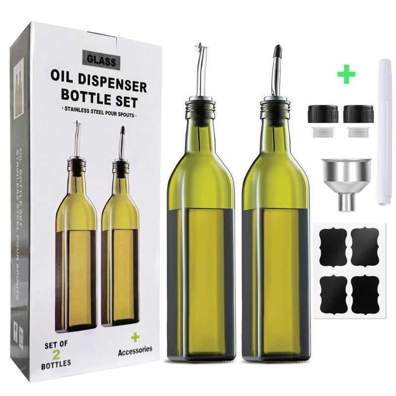 Kitchen Glass Baking Set - Dispensador de Óleo e Vinagre de