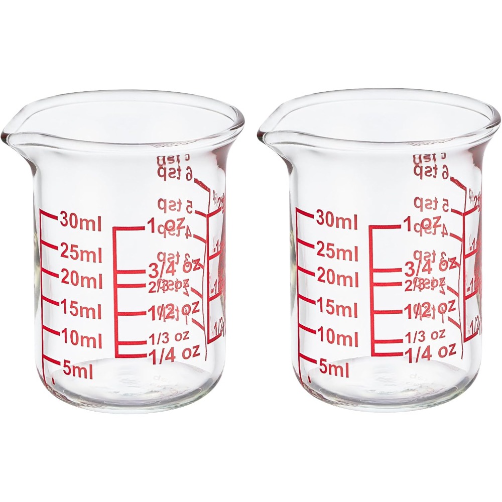 Kitchen Glass Baking Set - Copo Medidor de Vidro Borossilicato de