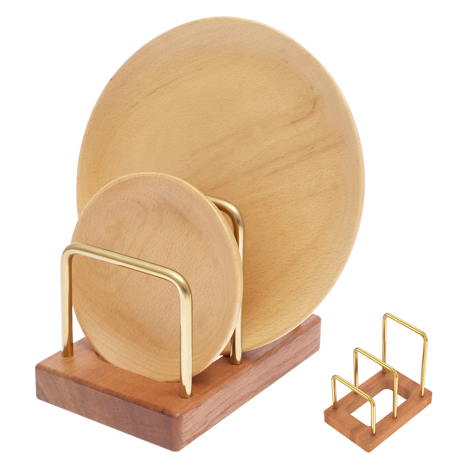Kitchen Cabinet Baking Organizer - Suporte para Tampas de Panela, Organizador