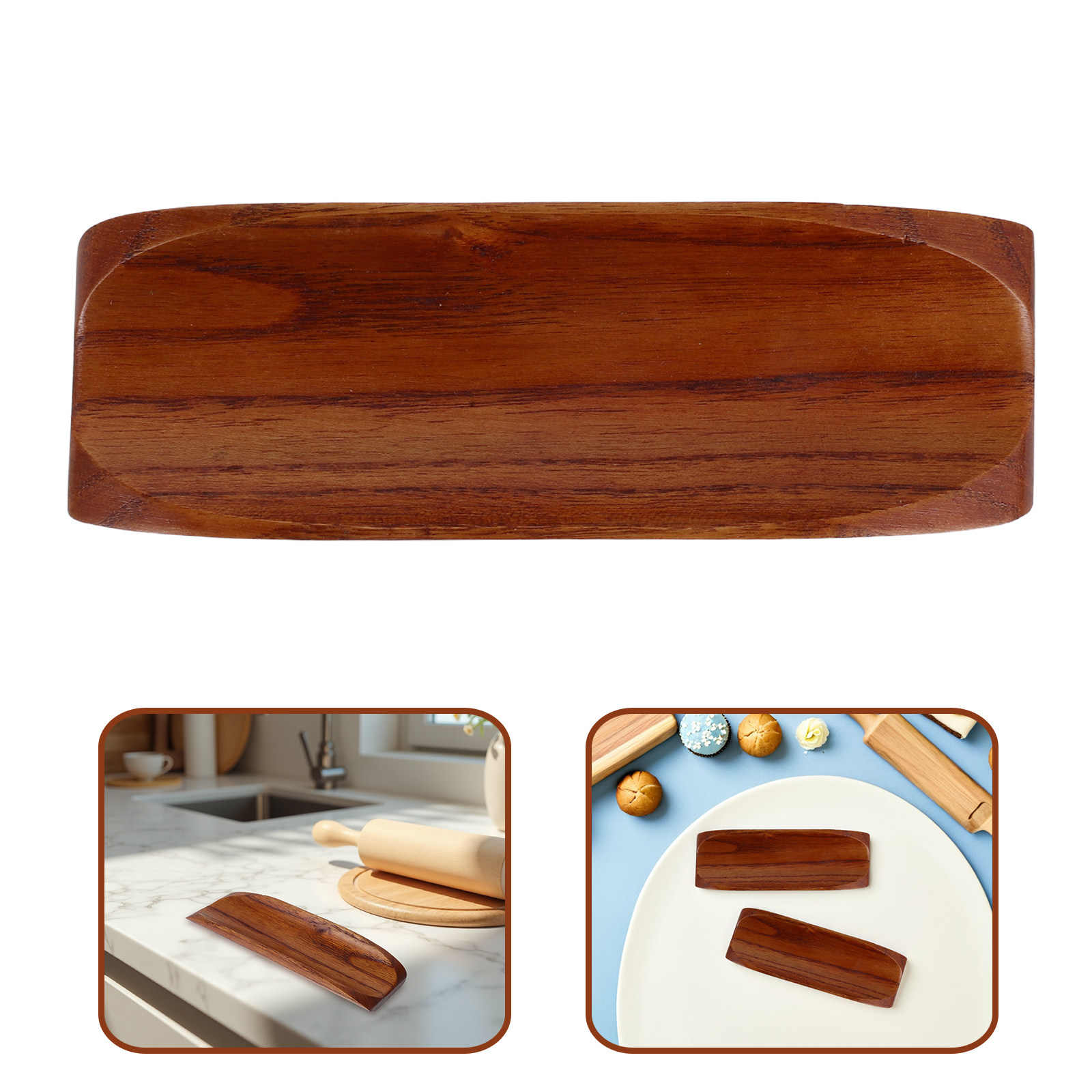 Kitchen With Baking Station - 2 Peças Suporte de Madeira para