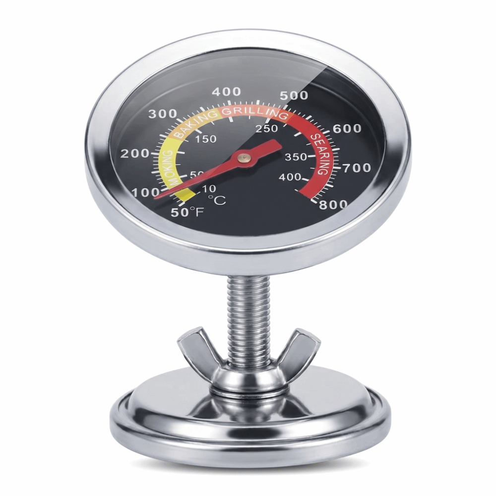 Oven Thermometer Analog - Termômetro de Forno em Aço Inoxidável