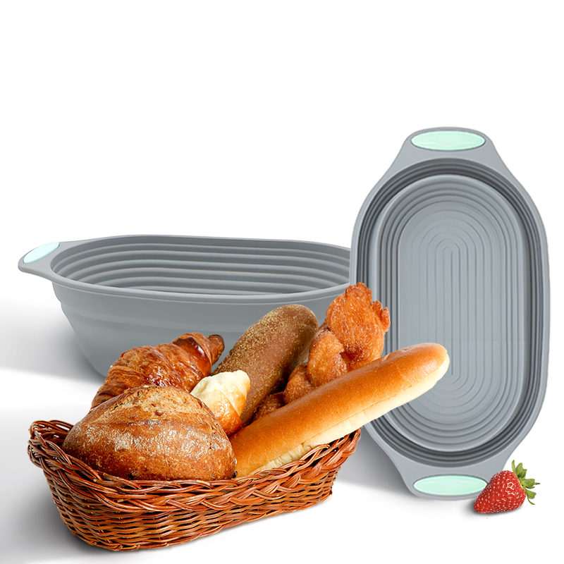 Kitchen Tools For Baking - 1PC Cesto de Silicone Dobrável para