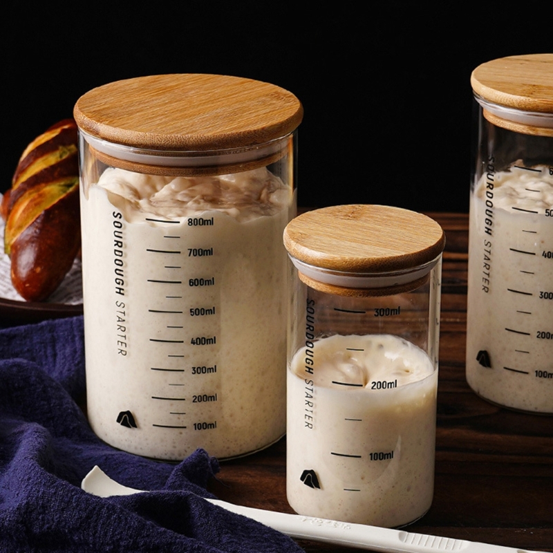 Kitchen Baking Containers - Jarra fermentação vidro prática, acessório cozinha