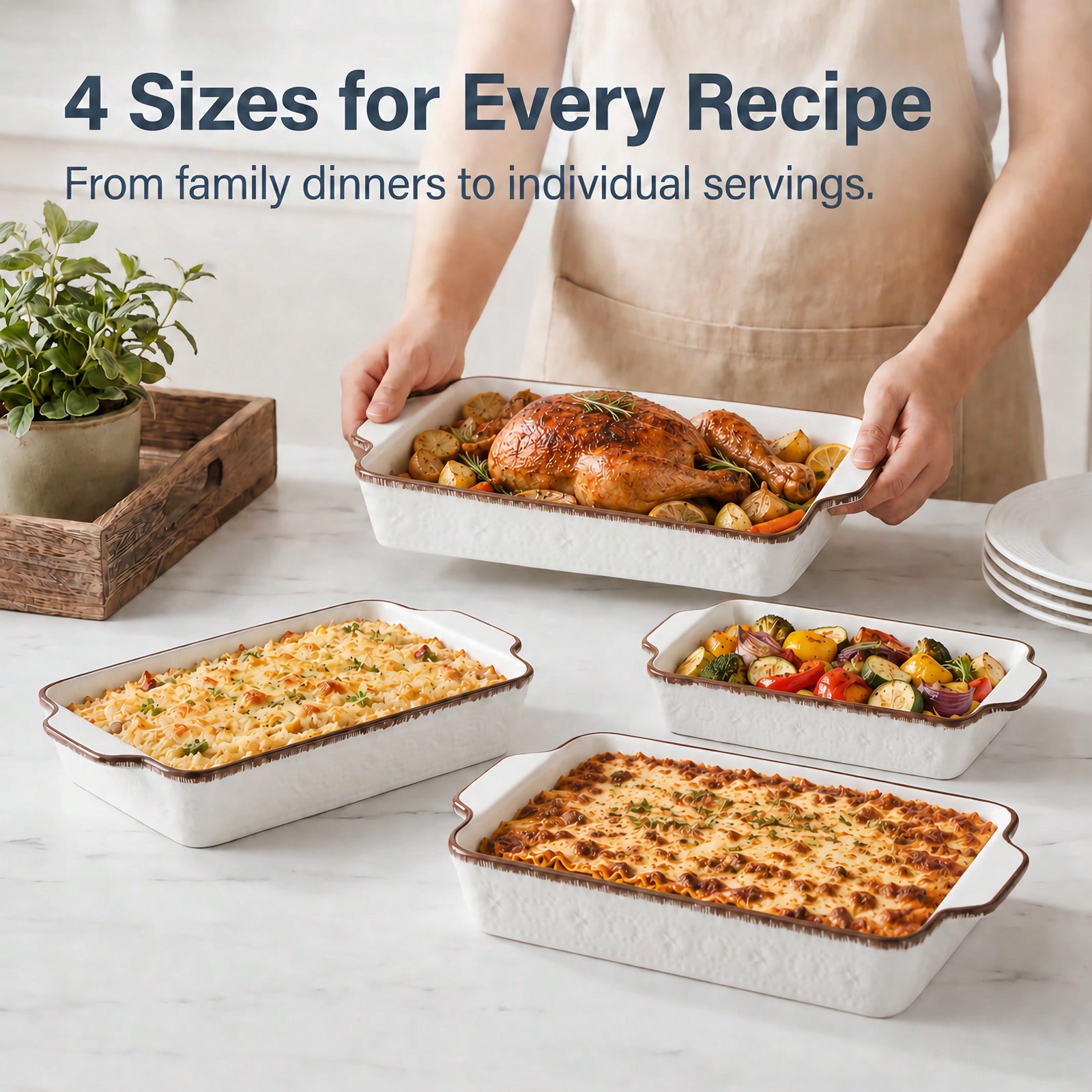 Assadeiras para Forno, Conjunt - Kitchen Glass Baking Set avaliação e preço
