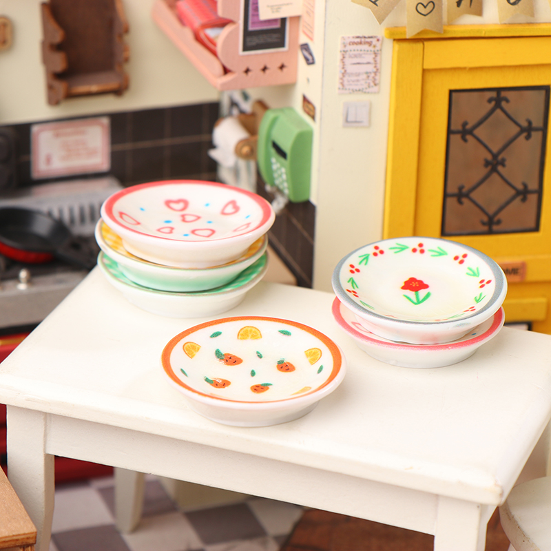 5 pçs 1/12 casa de bonecas min - Kitchen Baking Storage avaliação e preço