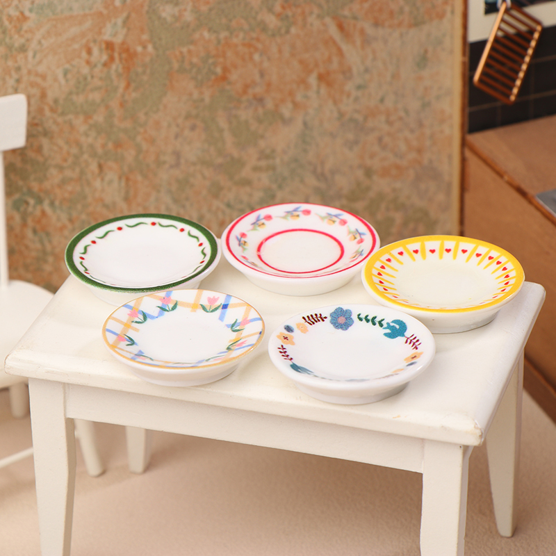 5 pçs 1/12 casa de bonecas min - Kitchen Baking Storage avaliação e preço