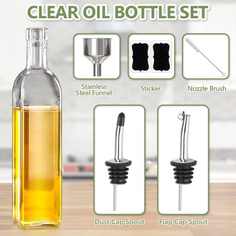Dispensador de Óleo e Vinagre  - Kitchen Glass Baking Set avaliação e preço