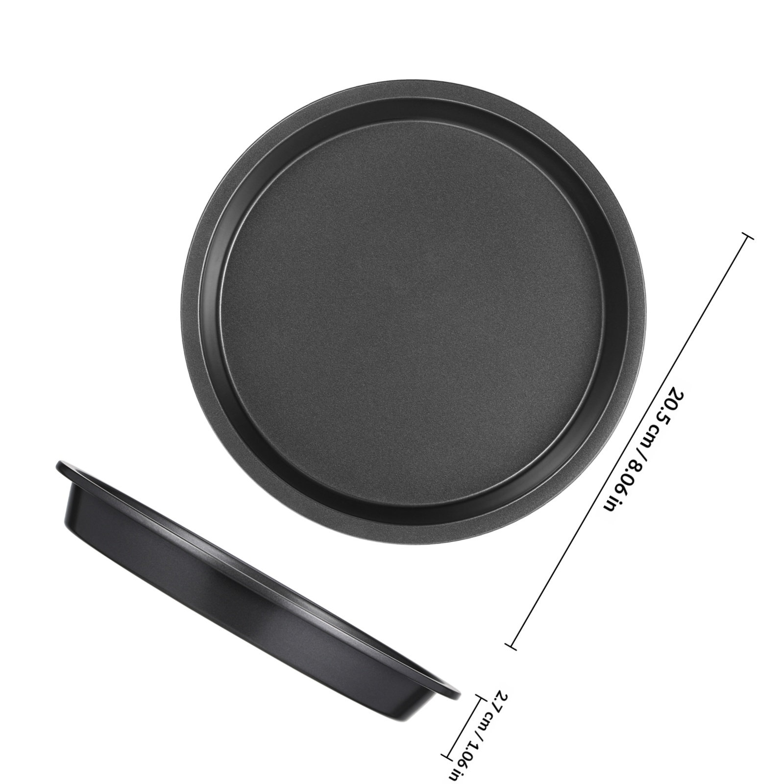 Forma Redonda de Aço Carbono A - Kitchen Oven Baking Pans avaliação e preço