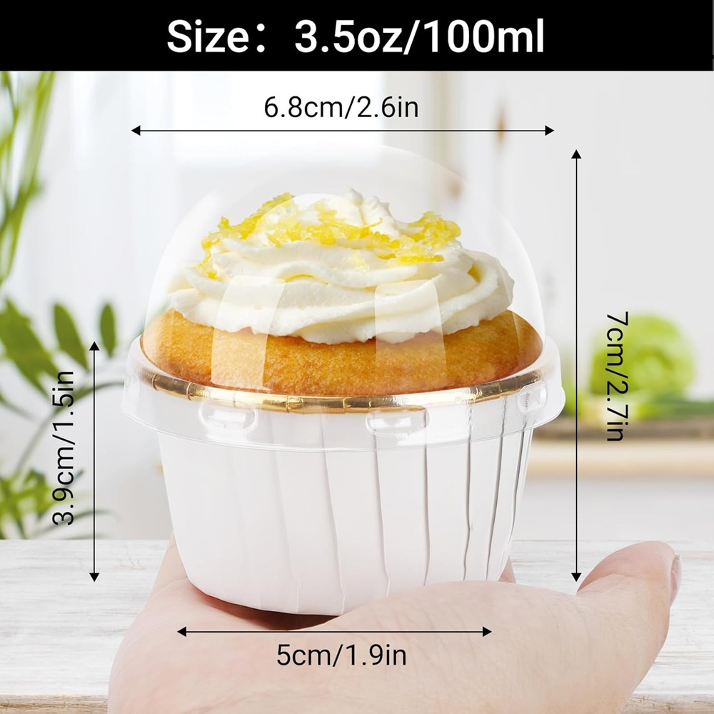 50 pçs muffins copo de papel c - Kitchen Tools For Baking avaliação e preço
