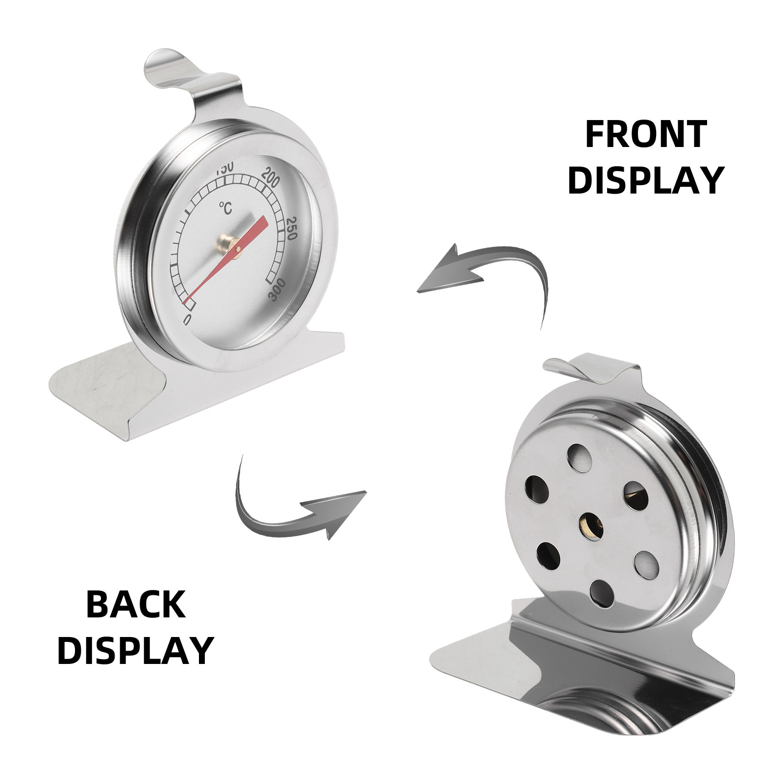 Termômetro de Forno em Aço Ino - Oven Thermometer Analog avaliação e preço