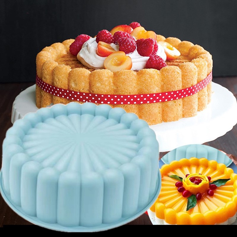 Silicone charlotte bolo pan an - Kitchen Oven Baking Pans avaliação e preço