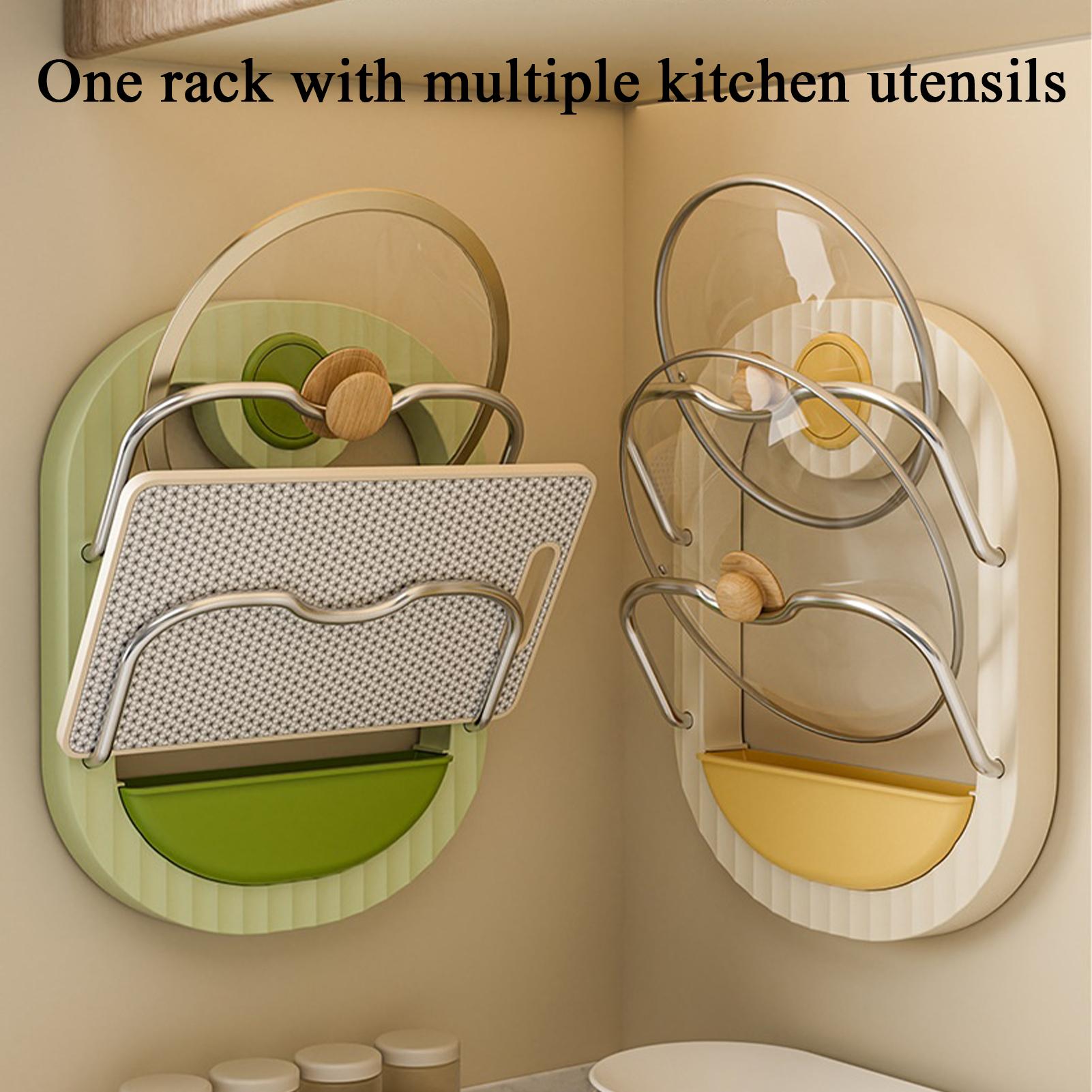 Suporte de parede para tampas  - Kitchen Cabinet Baking Organizer avaliação e preço