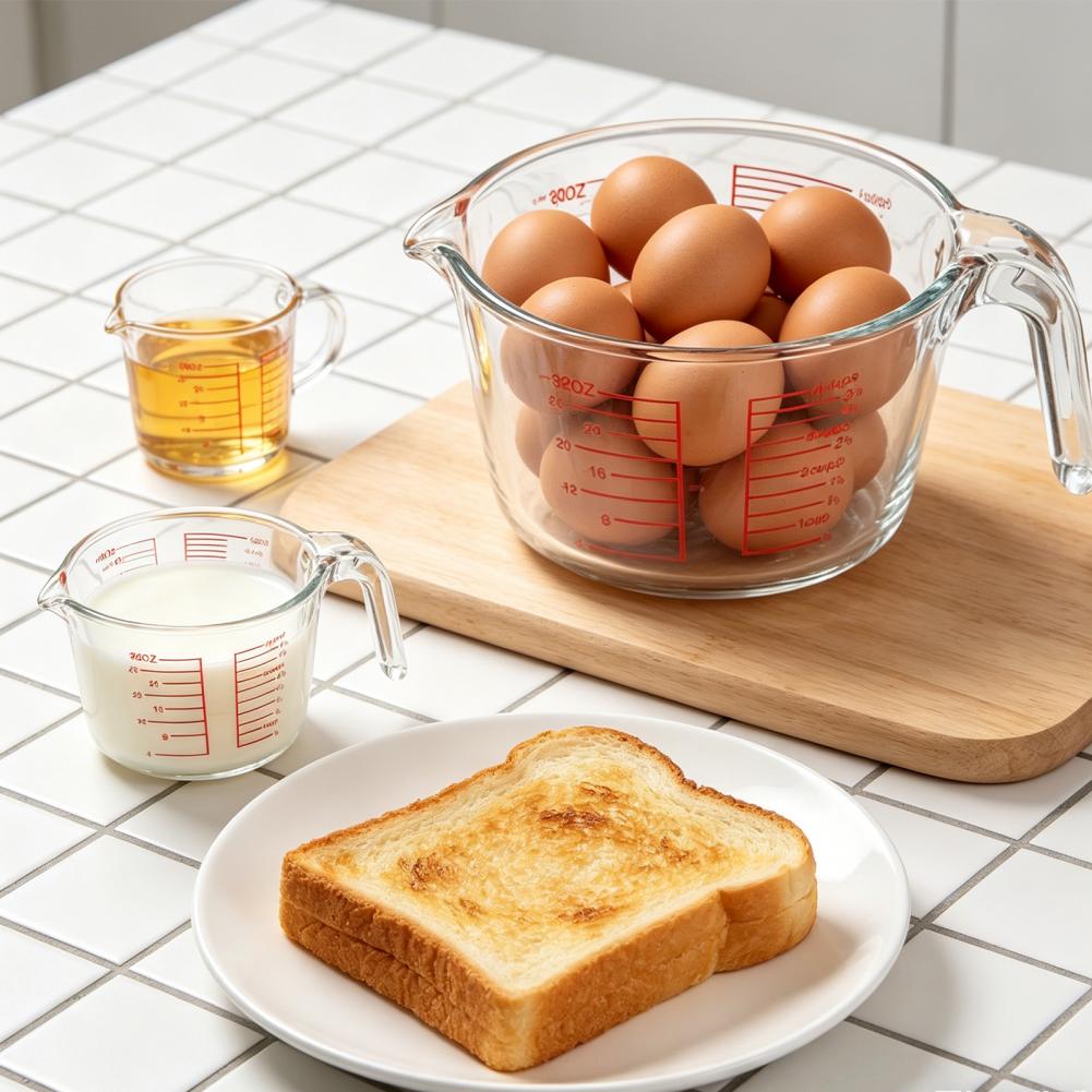 Conjunto de Copos Medidores de - Kitchen Glass Baking Set avaliação e preço