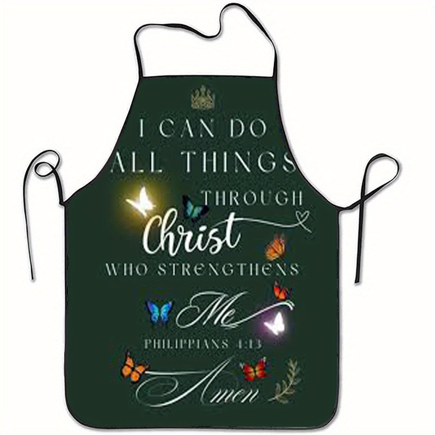 1pc avental cristão com filipe - Kitchen Baking Quotes avaliação e preço
