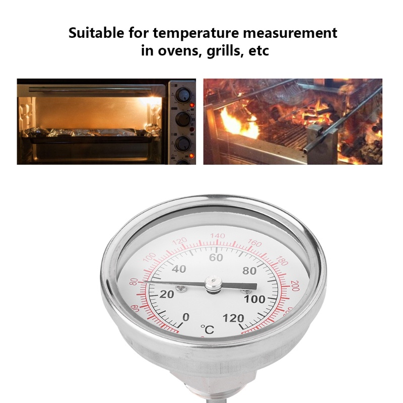 62mm 120 ℃   Termômetro Bimetá - Oven Thermometer Analog avaliação e preço