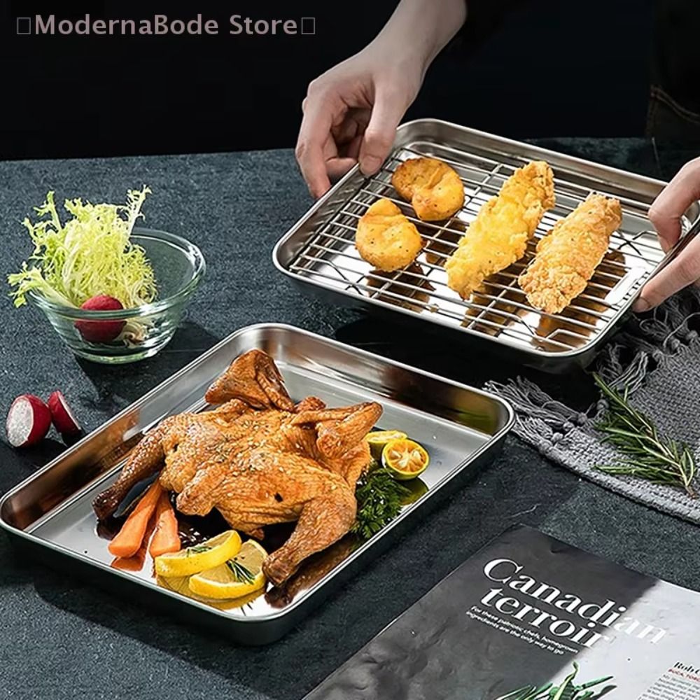 Assadeira Portátil Antiaderent - Kitchen Oven Baking Pans avaliação e preço