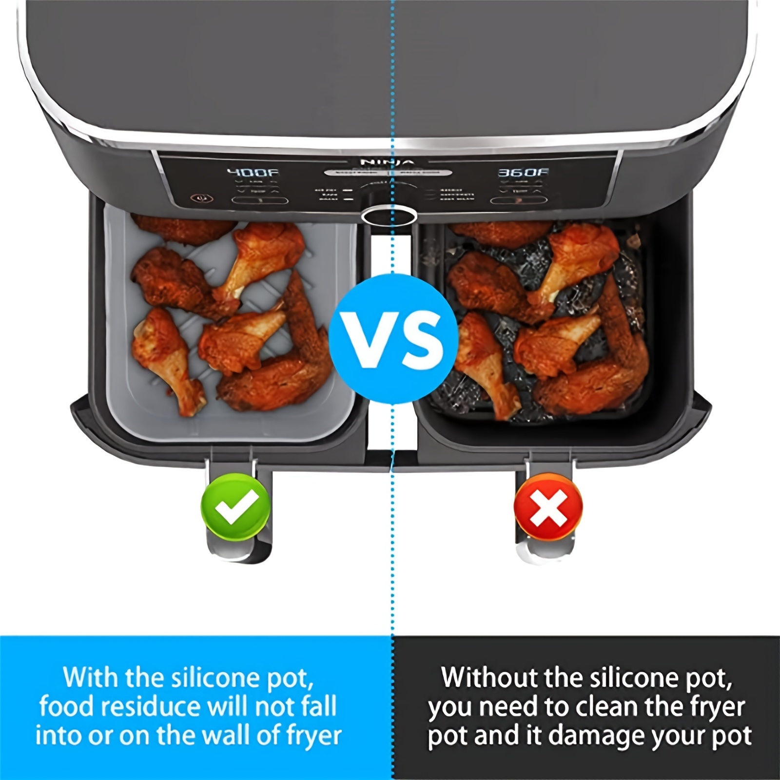 1/2 pçs bandeja de silicone fr - Kitchen Oven Baking Pans avaliação e preço