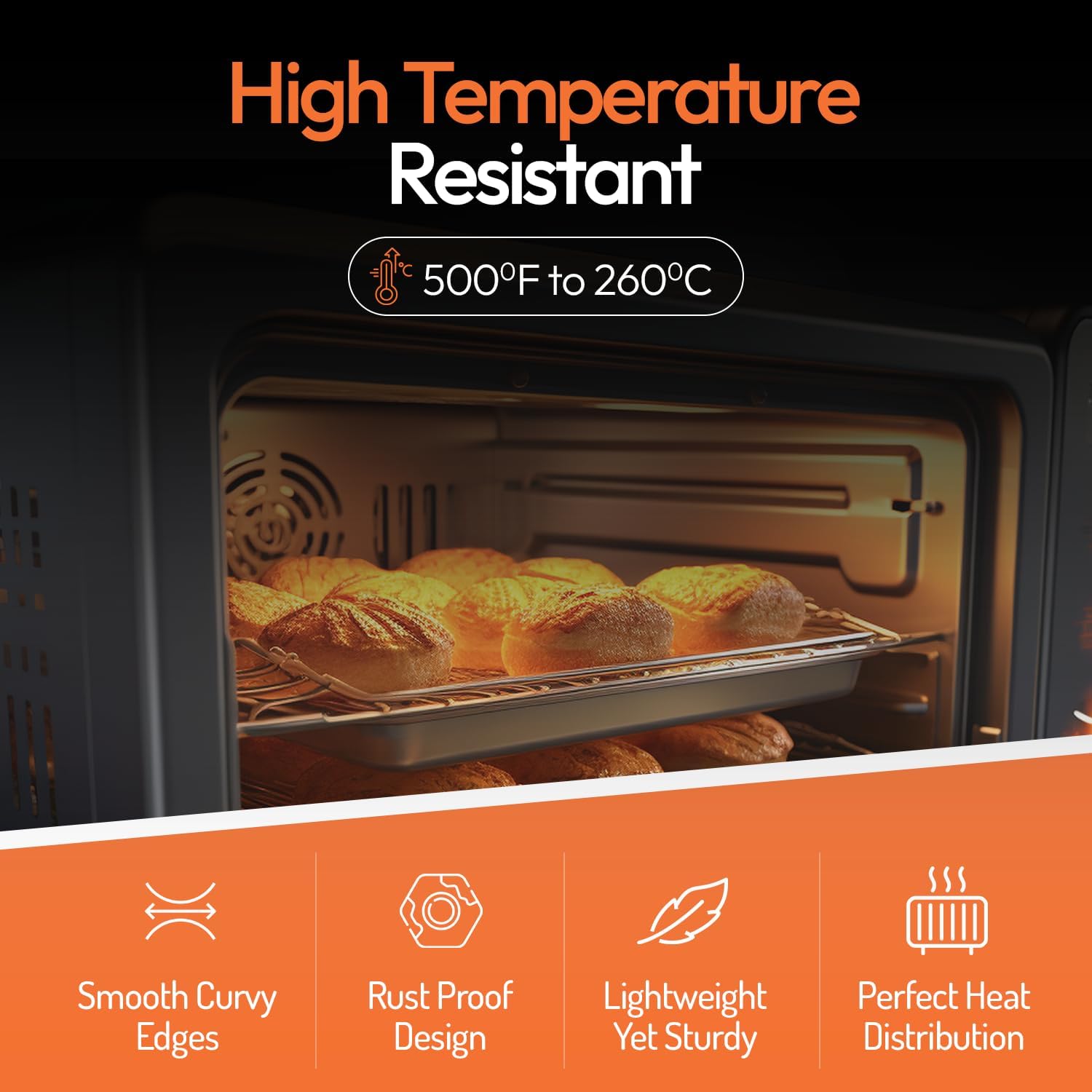 Conjunto de Assadeiras Comerci - Kitchen Oven Baking Pans avaliação e preço