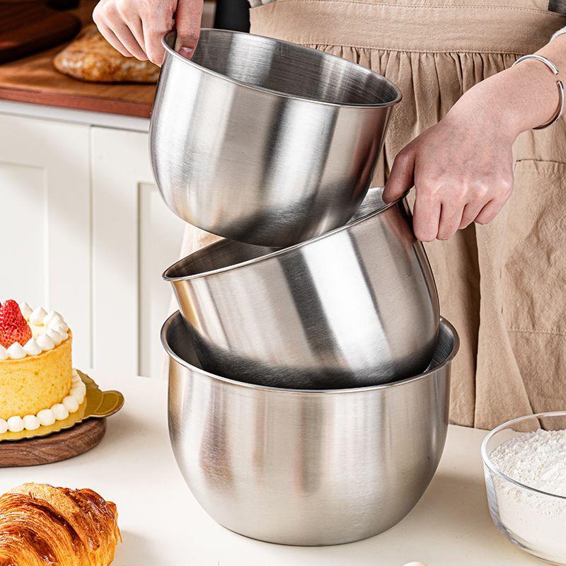 Tigela de mistura de aço inoxi - Kitchen Baking Containers avaliação e preço