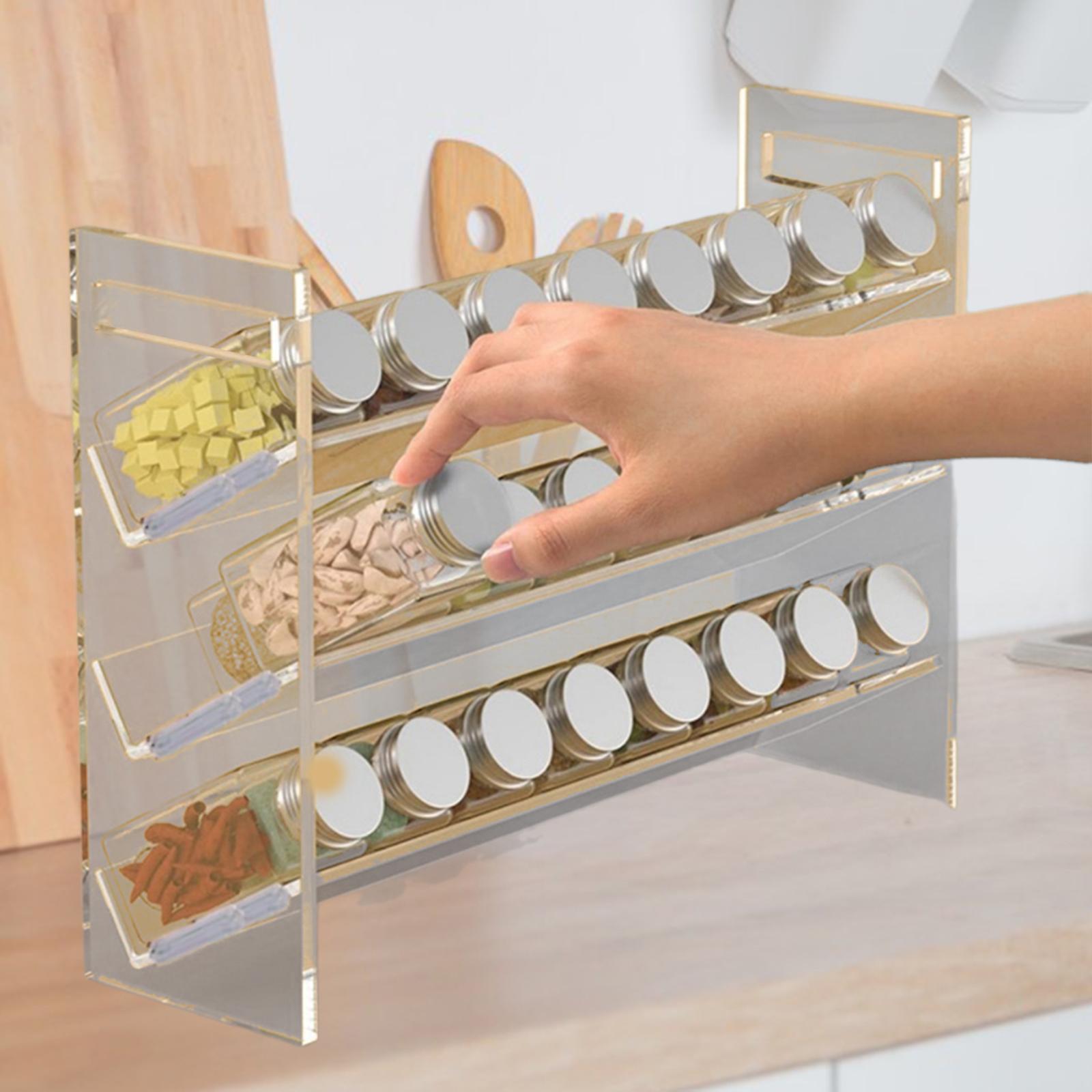 Suporte Organizador de Acrílic - Kitchen Cabinet Baking Organizer avaliação e preço