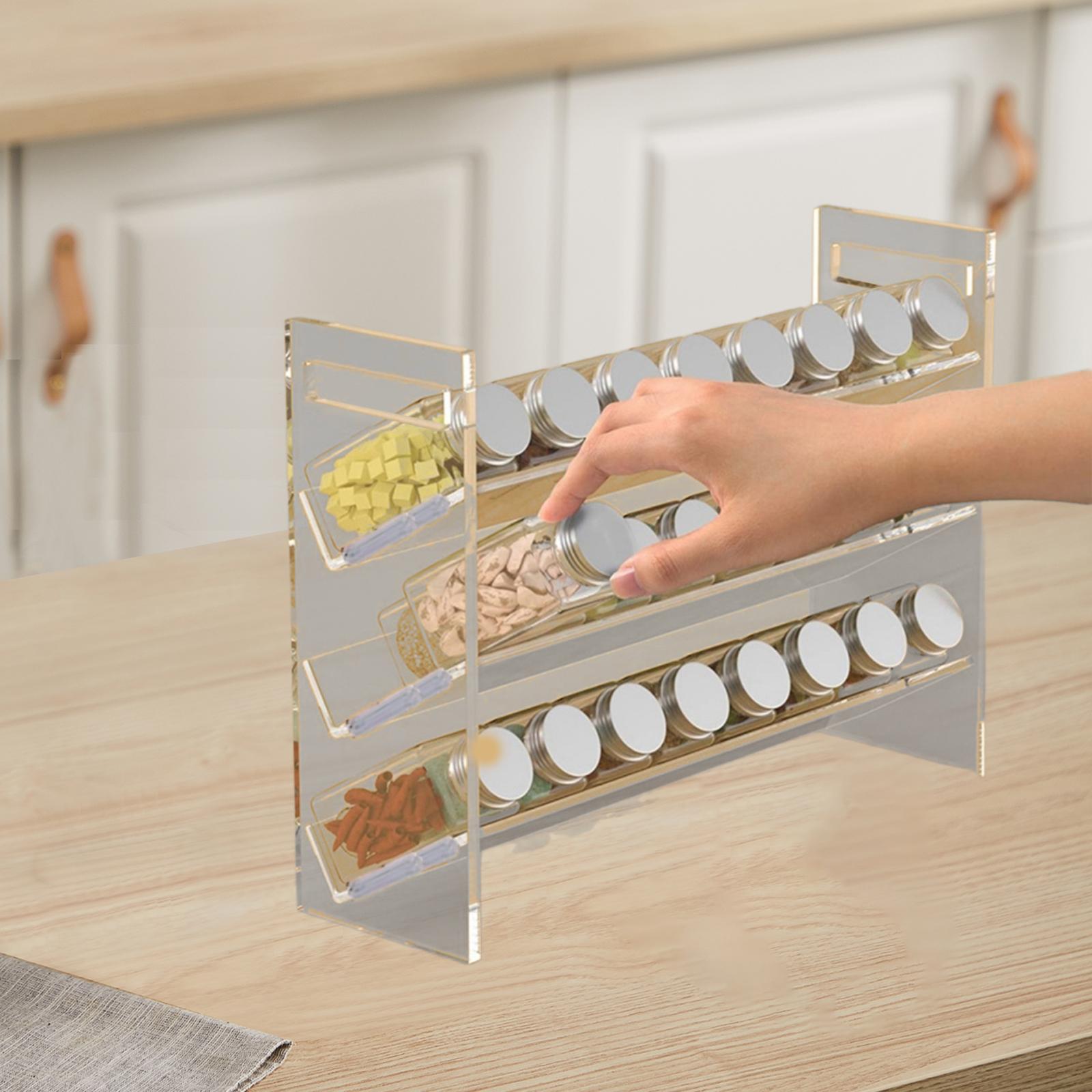 Suporte Organizador de Acrílic - Kitchen Cabinet Baking Organizer avaliação e preço
