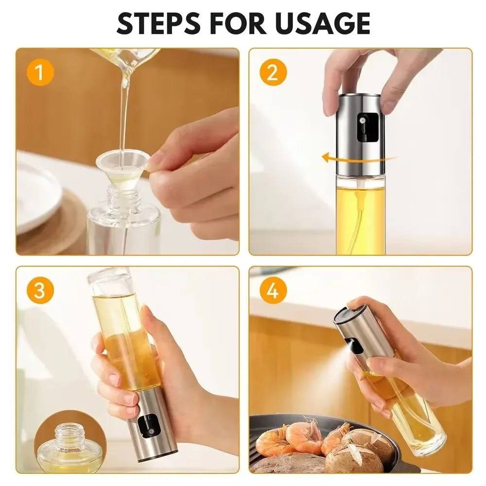 Pulverizador de óleo de vidro  - Kitchen Glass Baking Set avaliação e preço