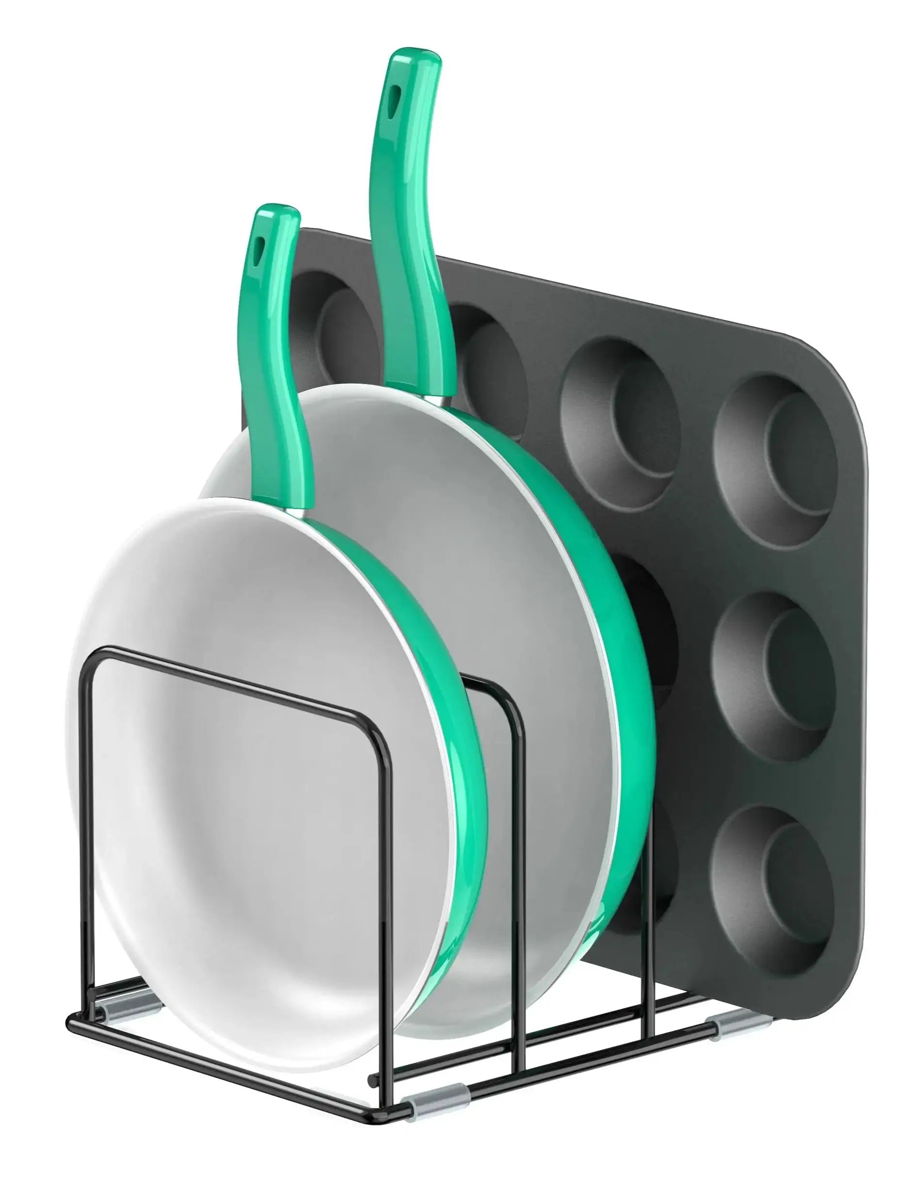 Organizador de panelas organiz - Kitchen Cabinet Baking Organizer avaliação e preço