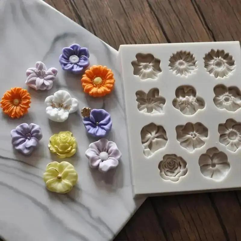 Mini pequena flor molde de sil - Mini Kitchen Baking avaliação e preço