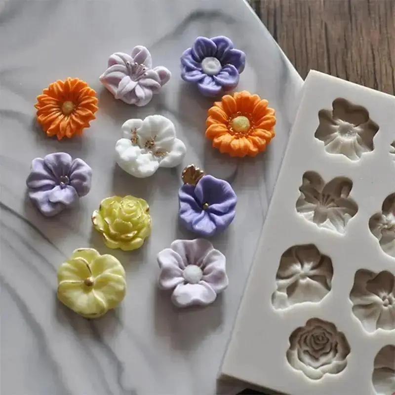 Mini pequena flor molde de sil - Mini Kitchen Baking avaliação e preço