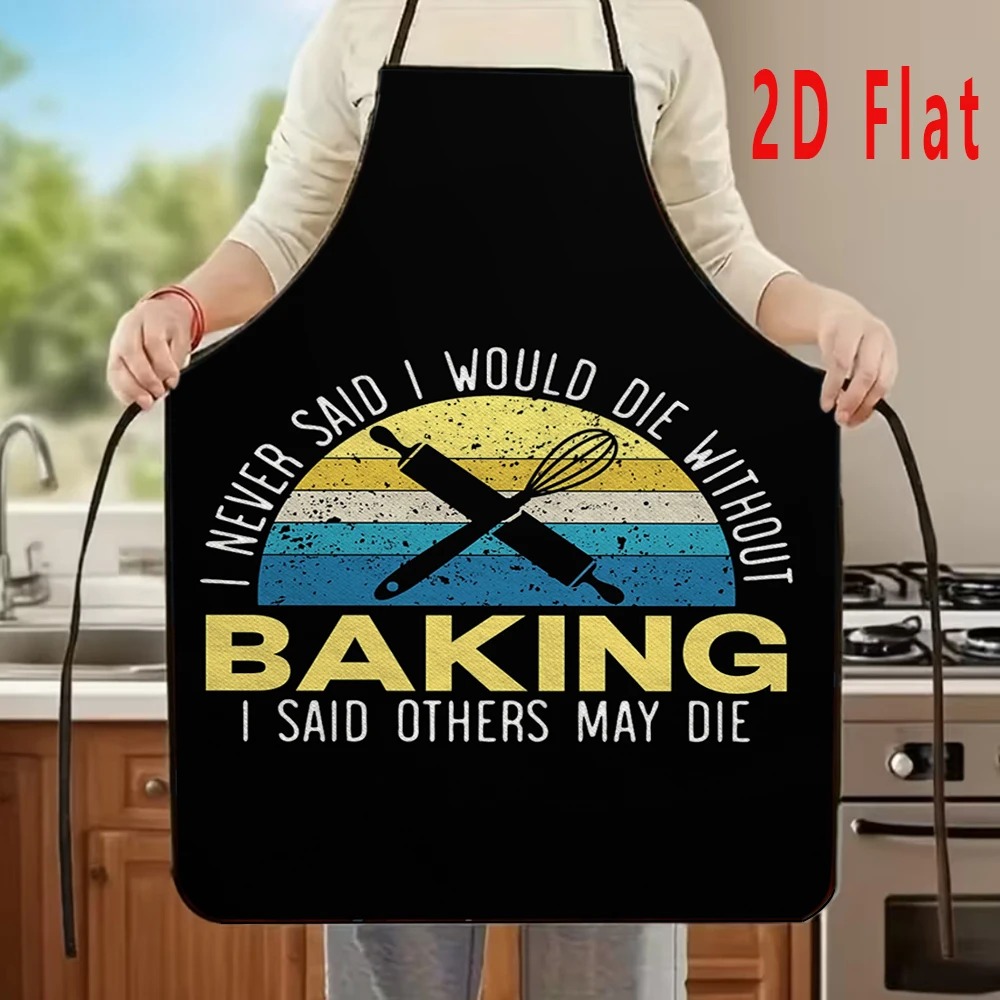 Avental engraçado com citações - Kitchen Baking Quotes avaliação e preço