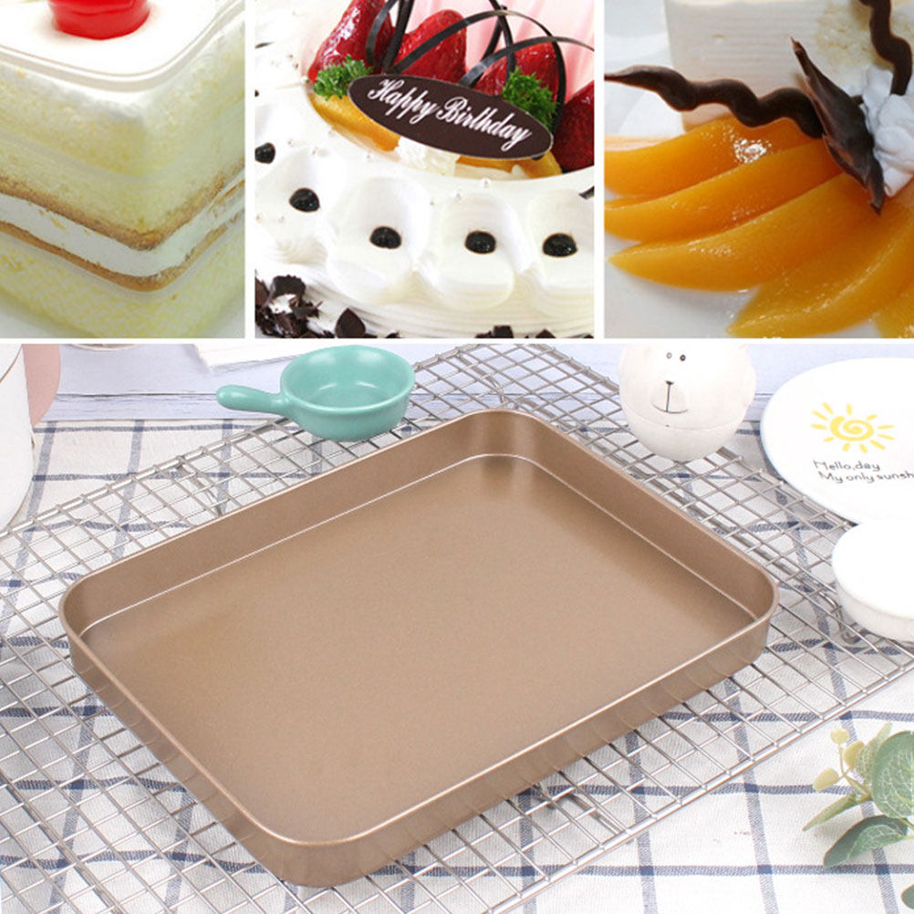 Forma Retangular para Bolo em  - Kitchen Oven Baking Pans avaliação e preço