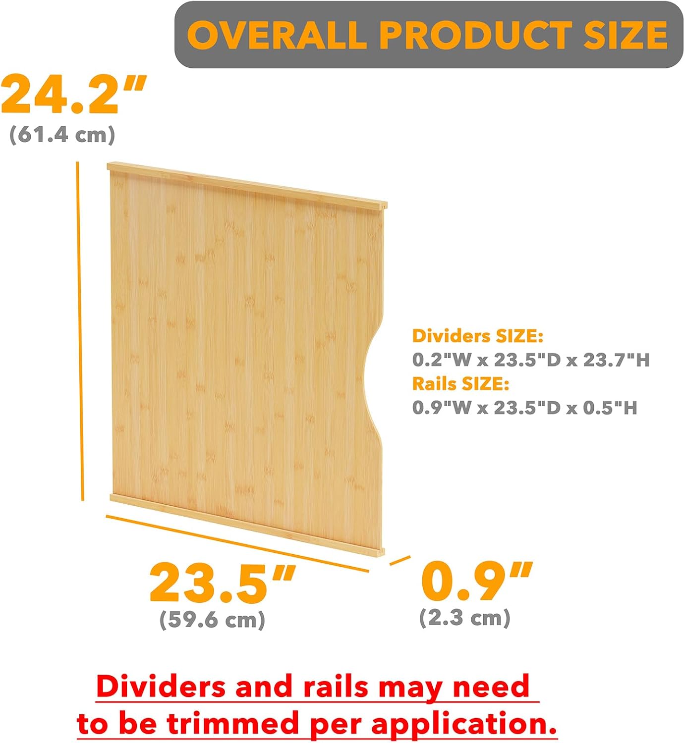 Pacote com 10 Divisores de Bam - Kitchen Cabinet Baking Organizer avaliação e preço