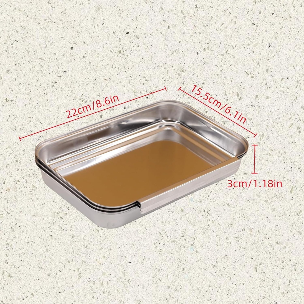Conjunto de 3 Bandejas de Aço  - Kitchen With Baking Station avaliação e preço